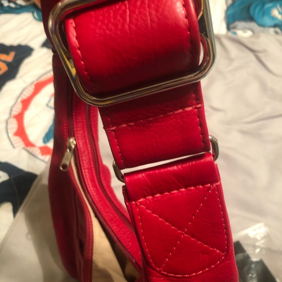 NEW Colorado Red leather conceal/ carry handbag - Picture 5 of 8